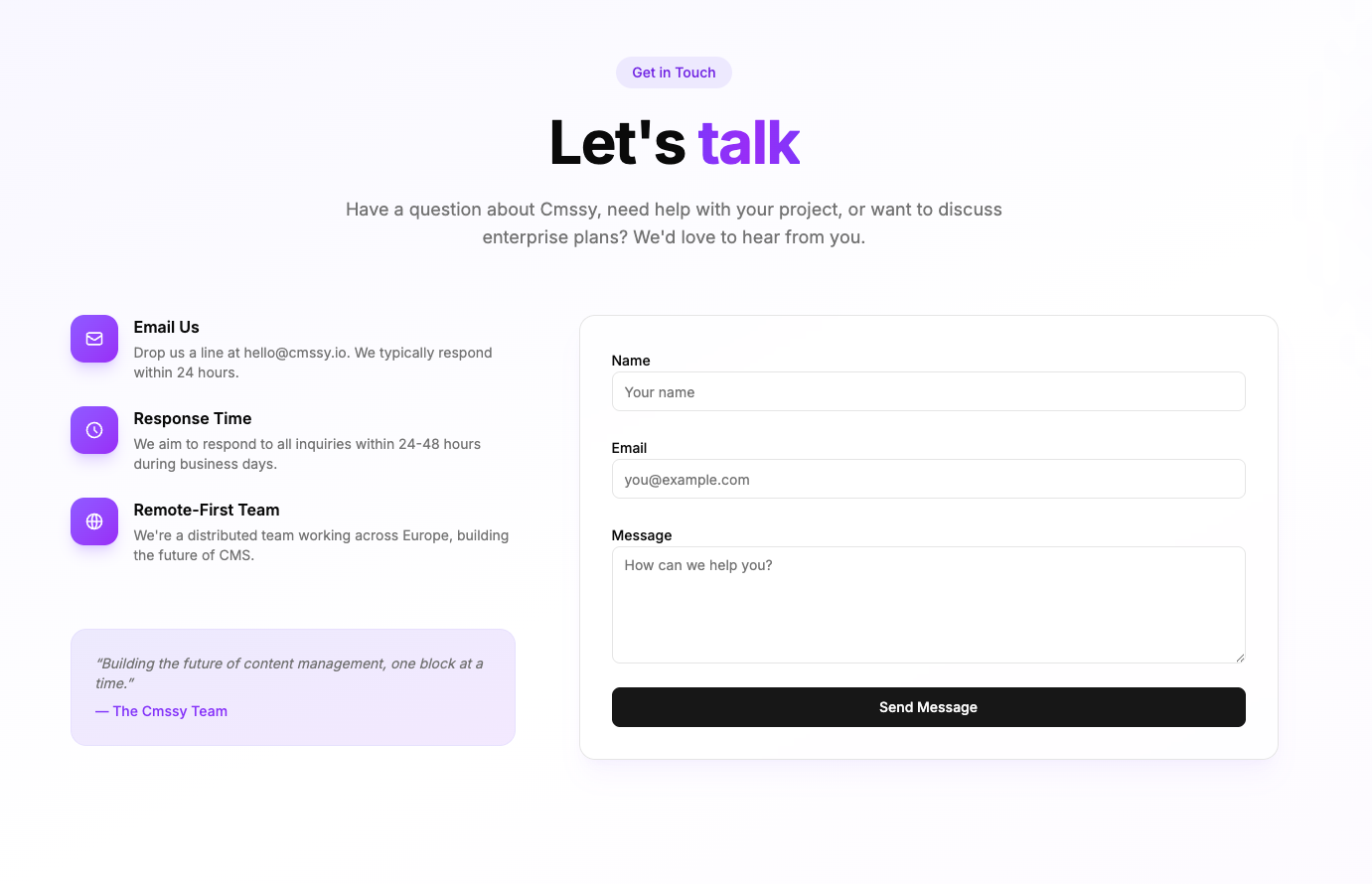 How to Build a Contact Form